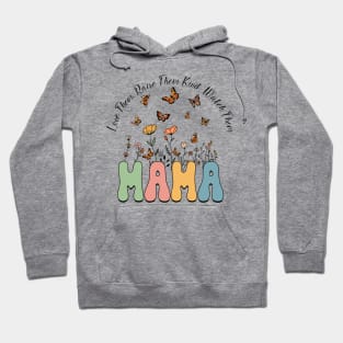 Love Them Raise Them Kind Watch Them Wildflower Groovy Gift For Women Mother day Hoodie